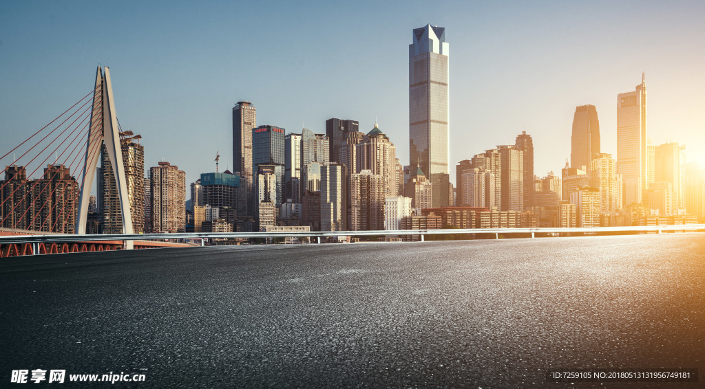 重庆城市道路背景