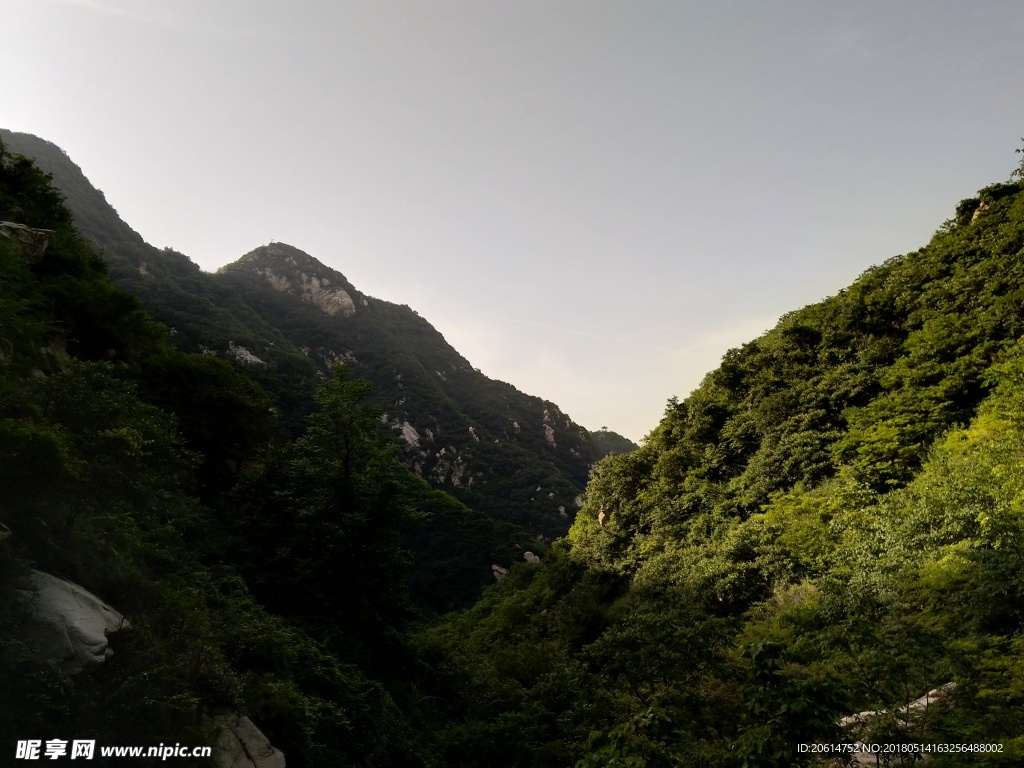 壮丽的高山风景