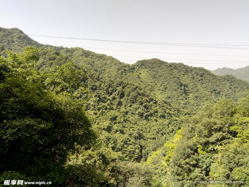 壮丽的高山风景