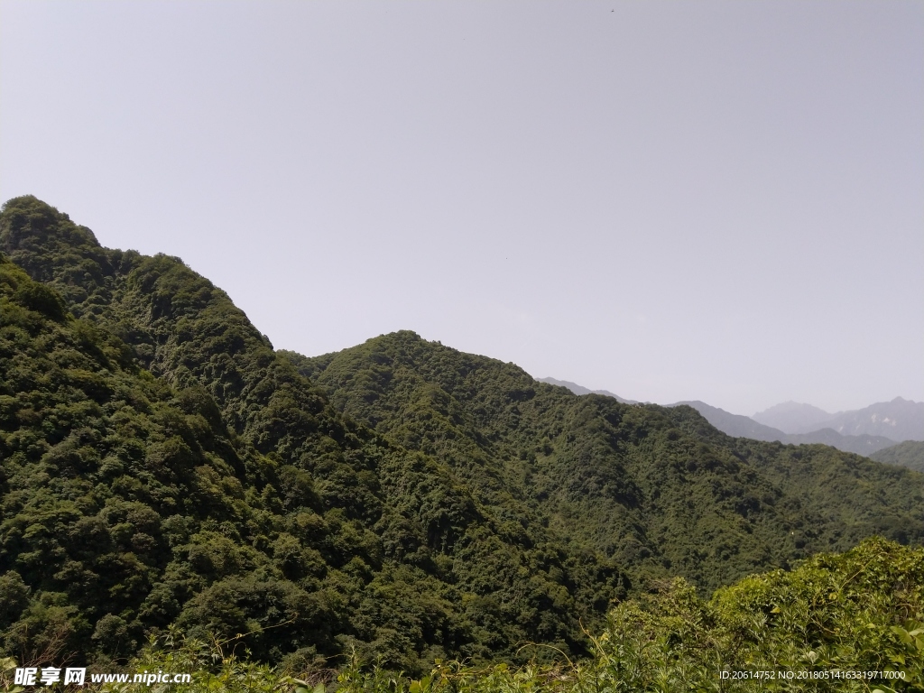 壮丽的高山风景