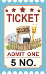 动物园门票ticket设计