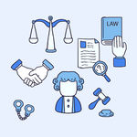 法律工具素材 法律标签