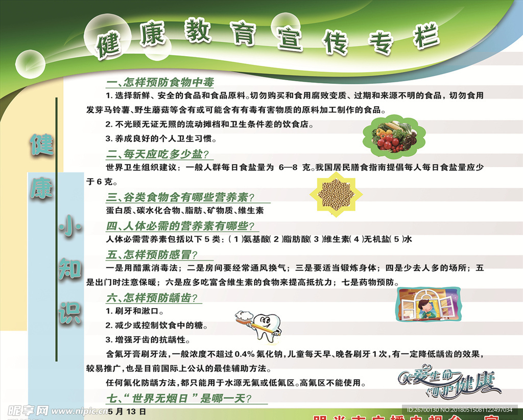 健康教育宣传专栏
