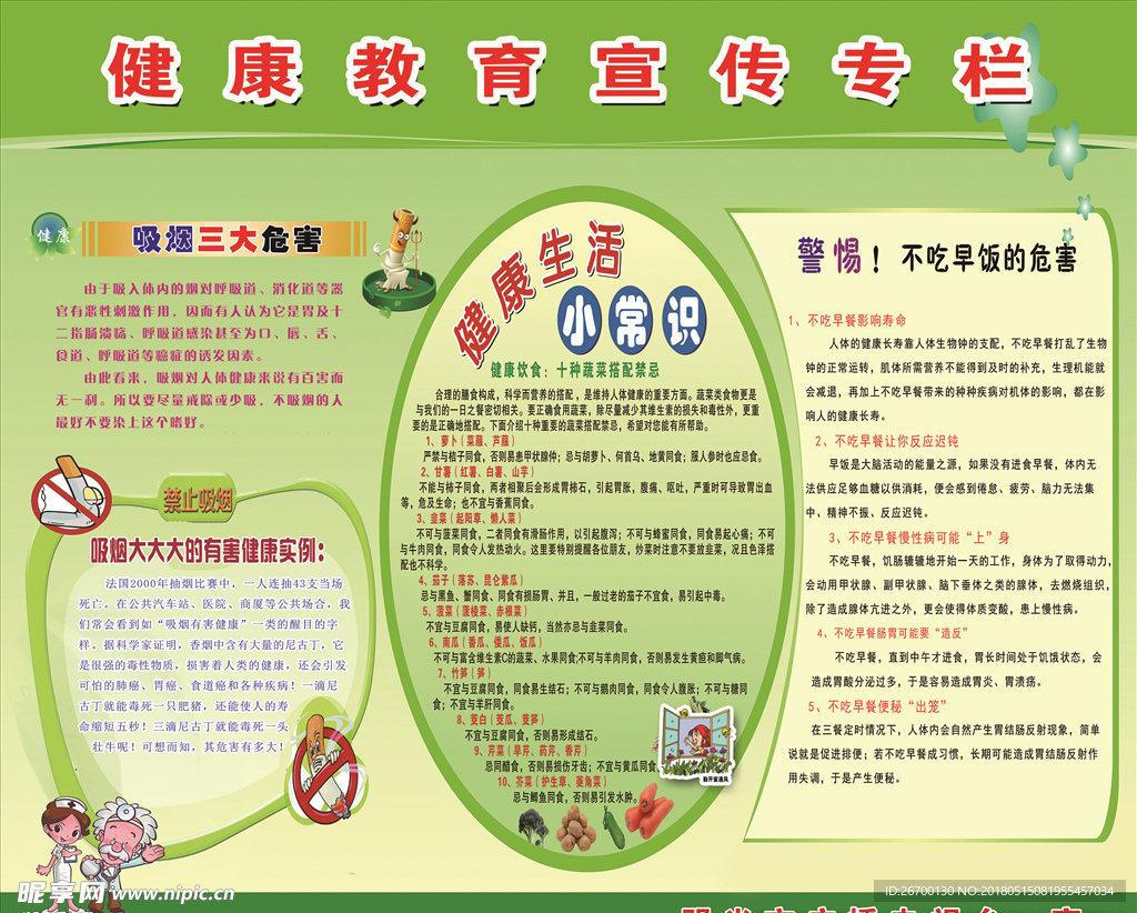 健康教育宣传专栏