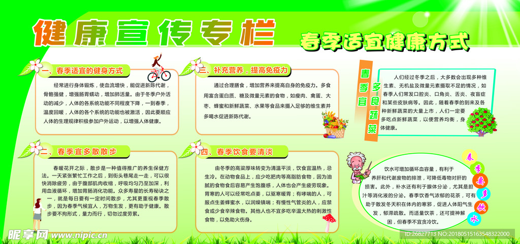 健康知识宣传栏