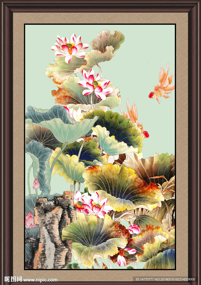 荷花图