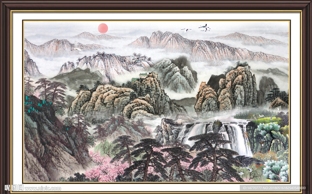 山水国画 江山如画