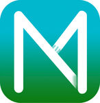 创意M形LOGO设计