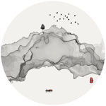抽象意境水墨画 水墨挂画