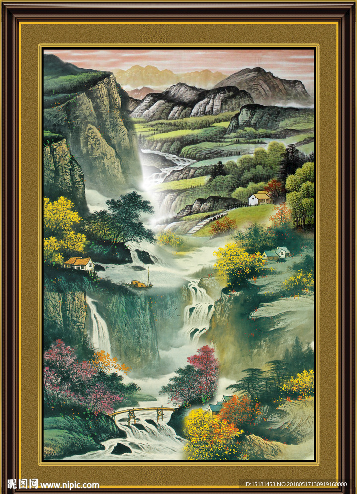 山水国画