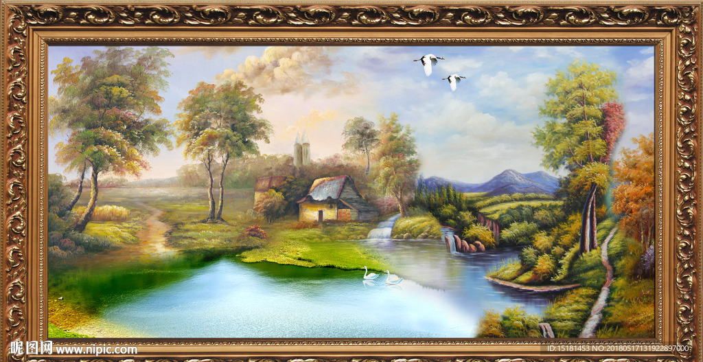 风景油画