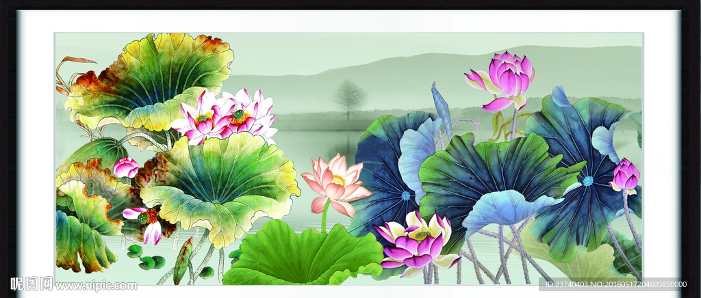 荷花图