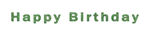 生日快乐文字素材