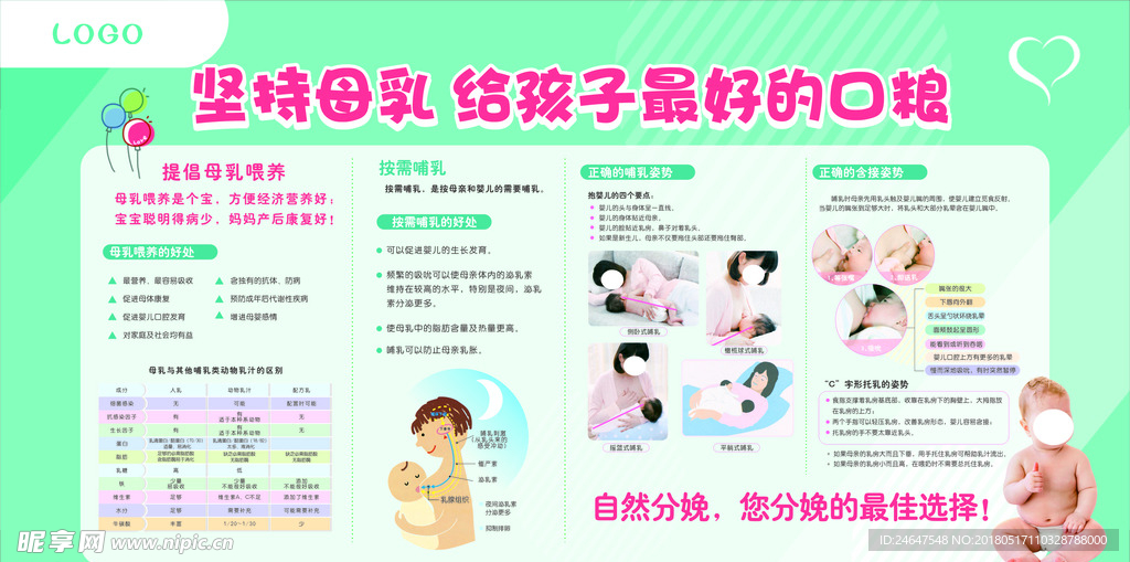 母乳喂养宣传栏