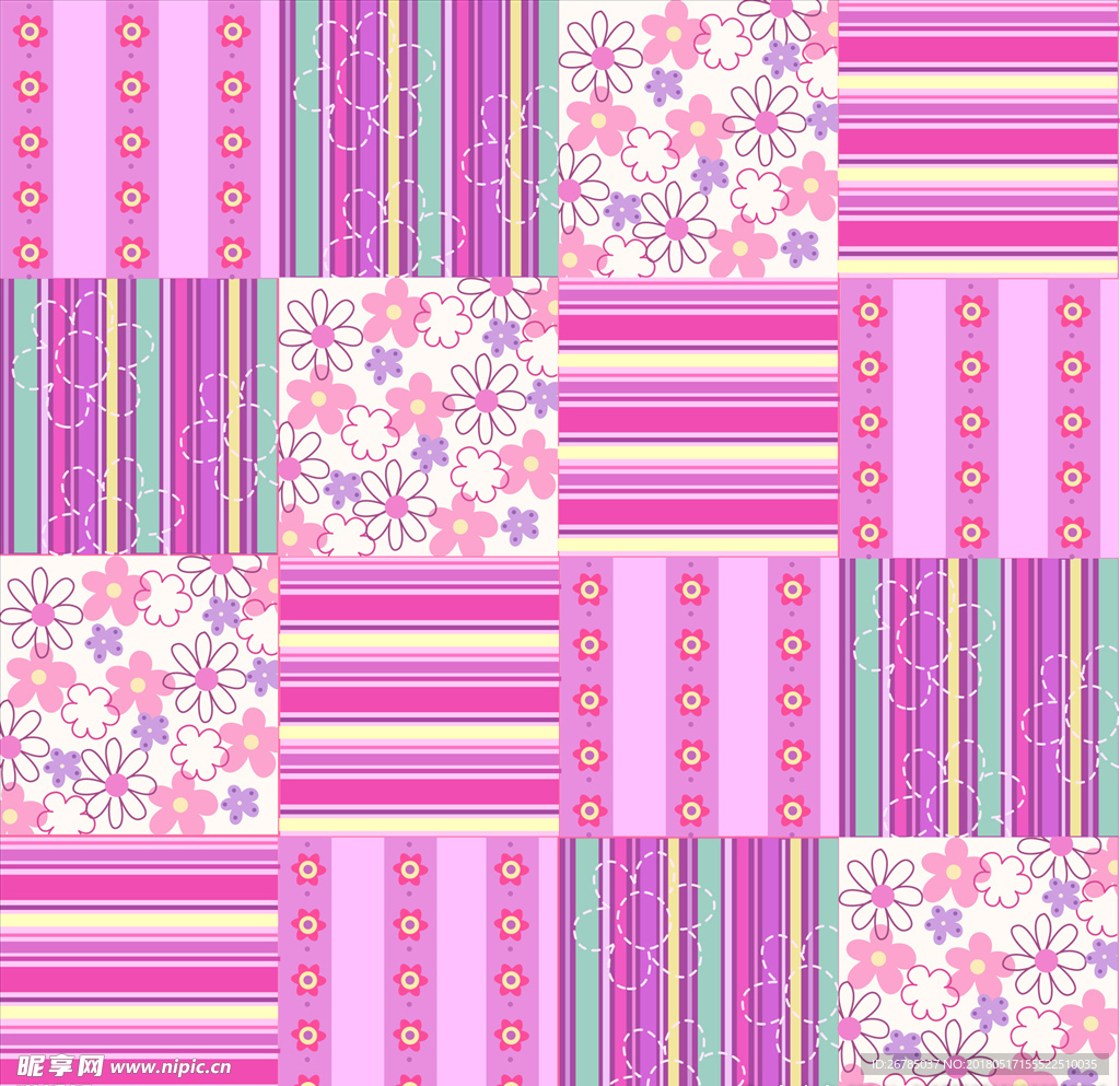 花卉背景底纹