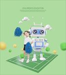 创意机器人儿童教育海报
