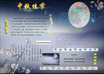 中秋节手抄报    中国风边框