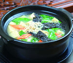 砂锅豆腐小白菜