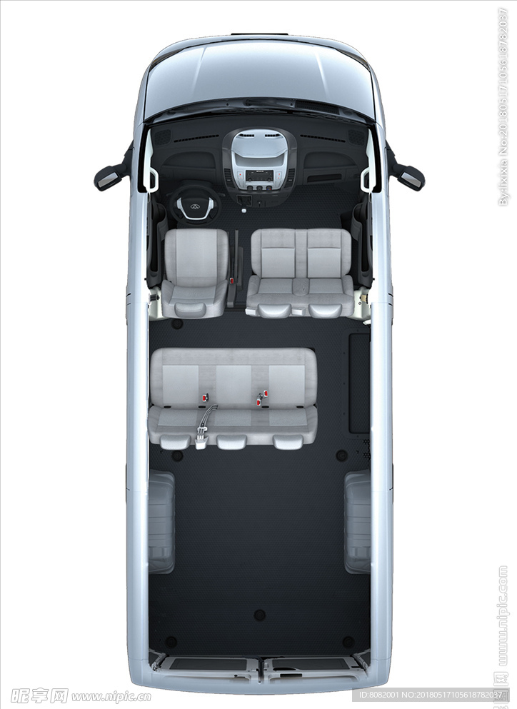 6座汽车内饰图