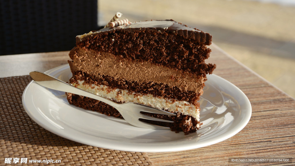 甜品巧克力蛋糕