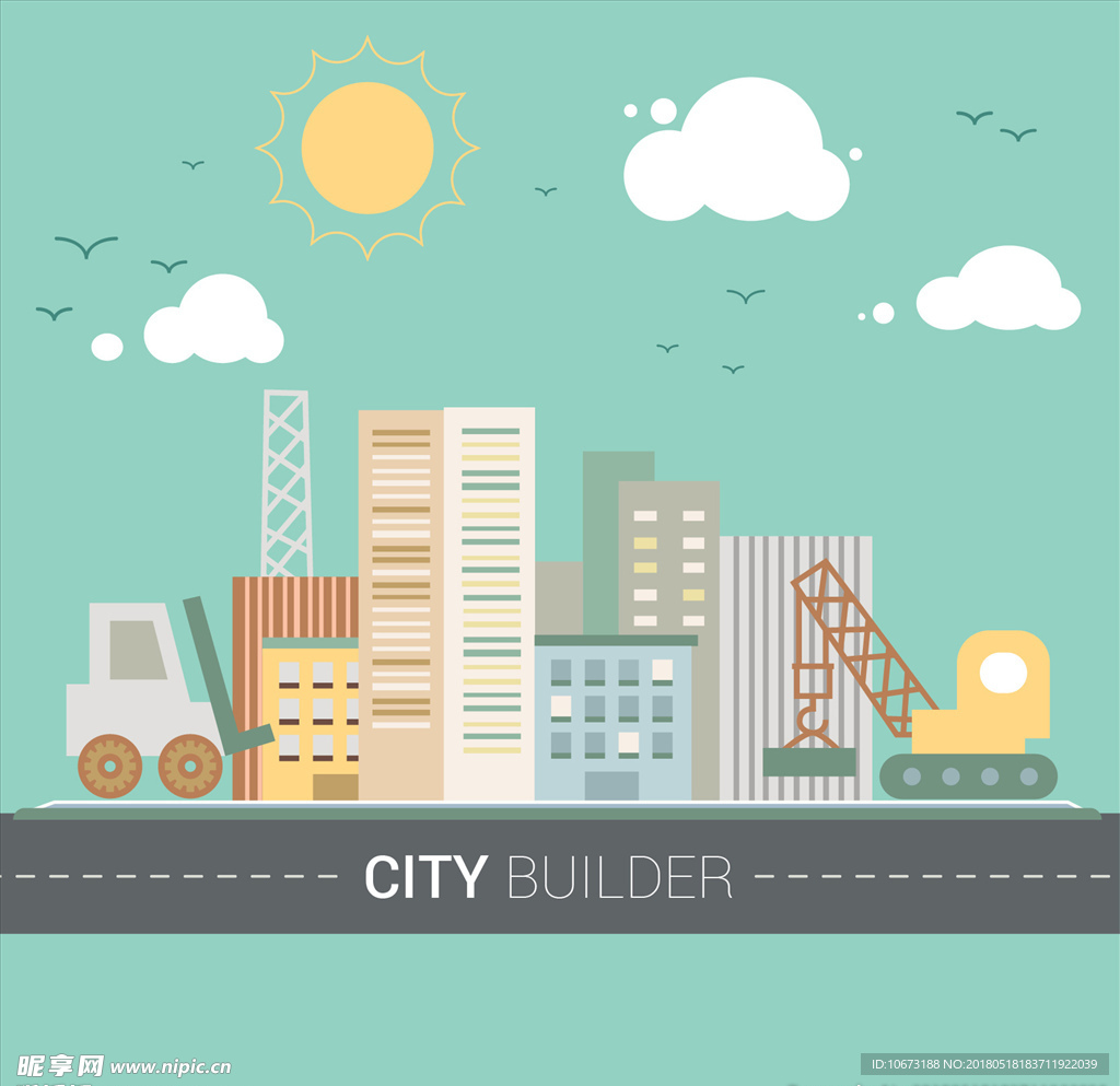 矢量建筑