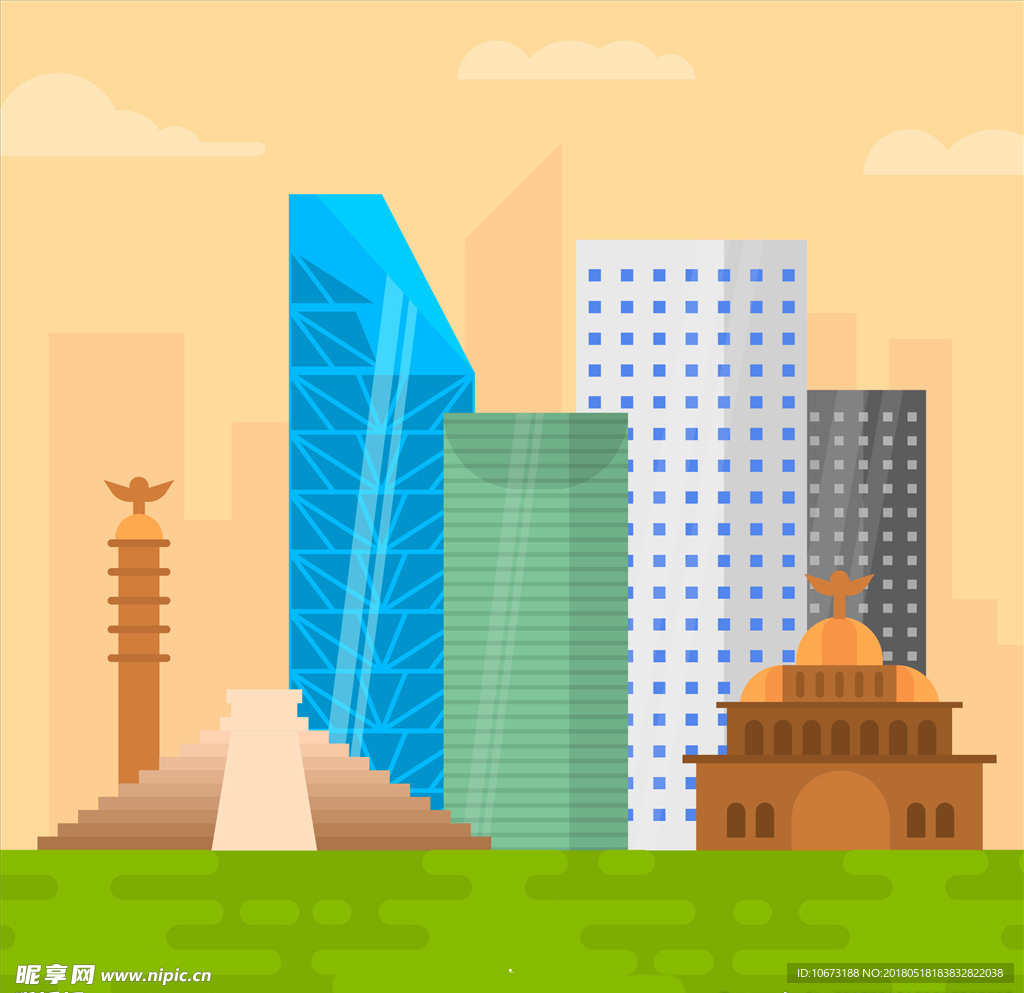 矢量建筑
