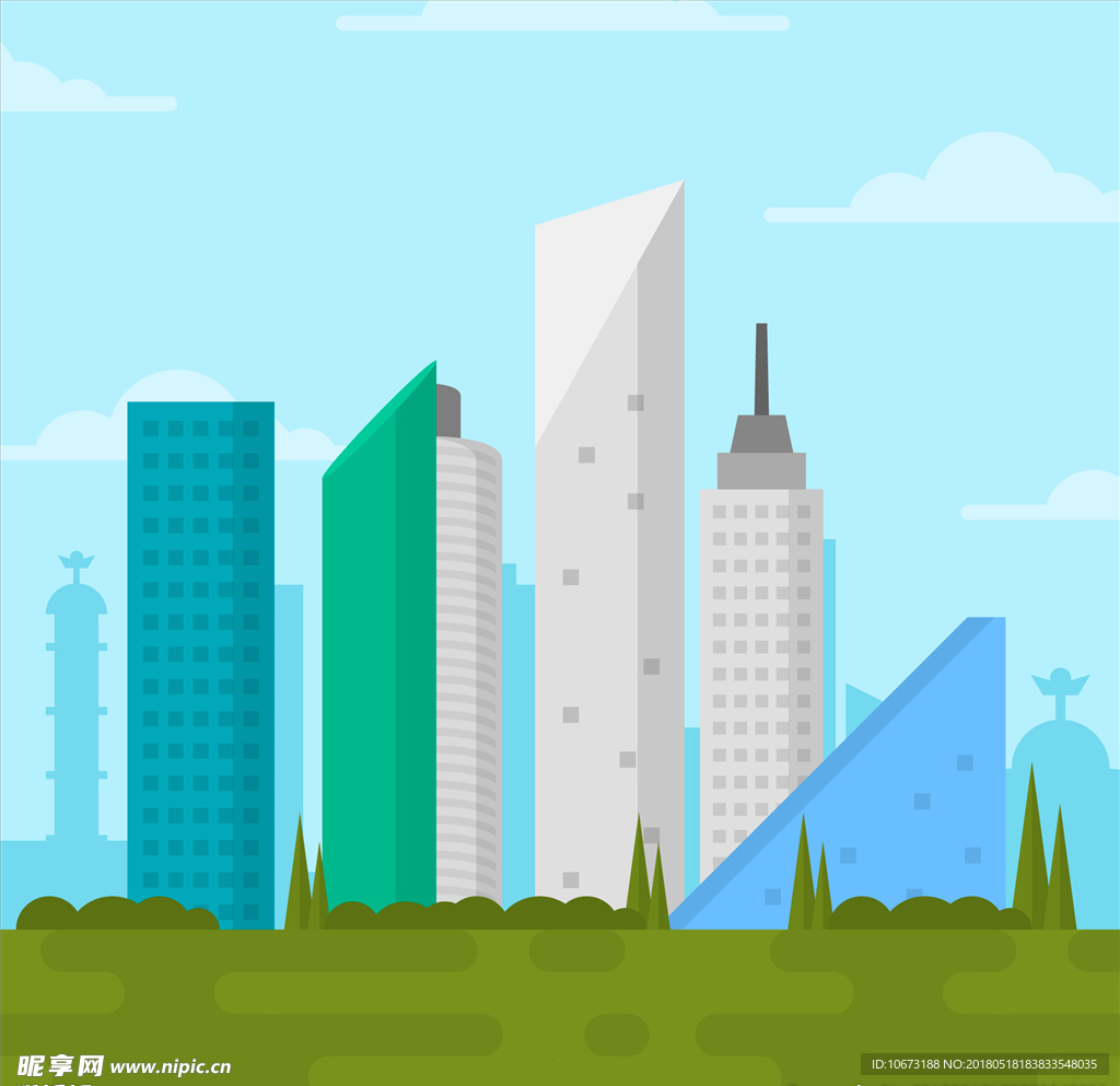 矢量建筑