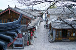 丽江古城 建筑 街道