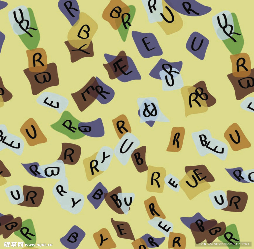 字母图案