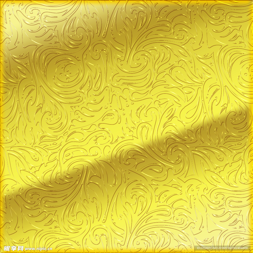 金色花纹