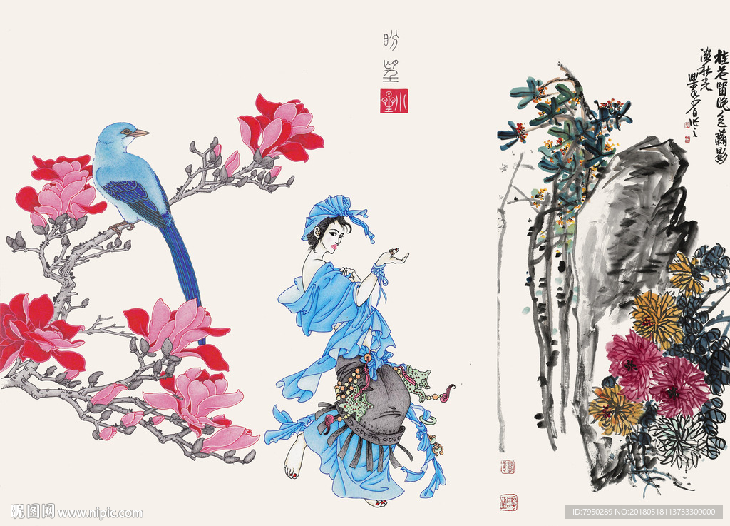 中国风背景墙