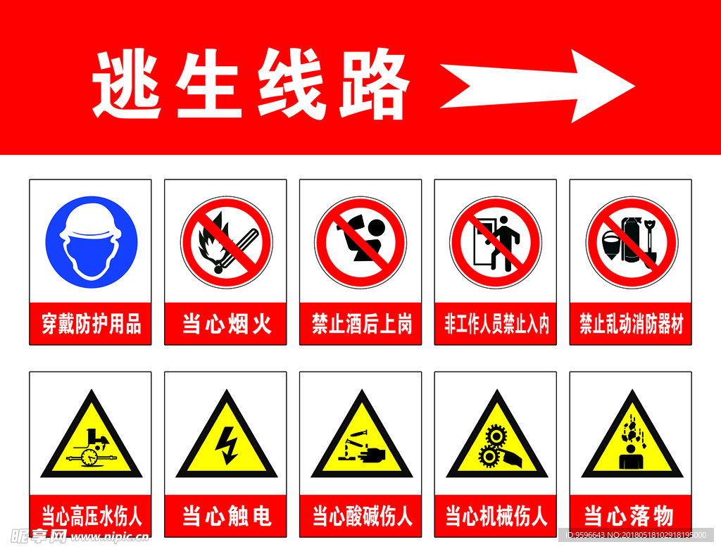 安全标识牌