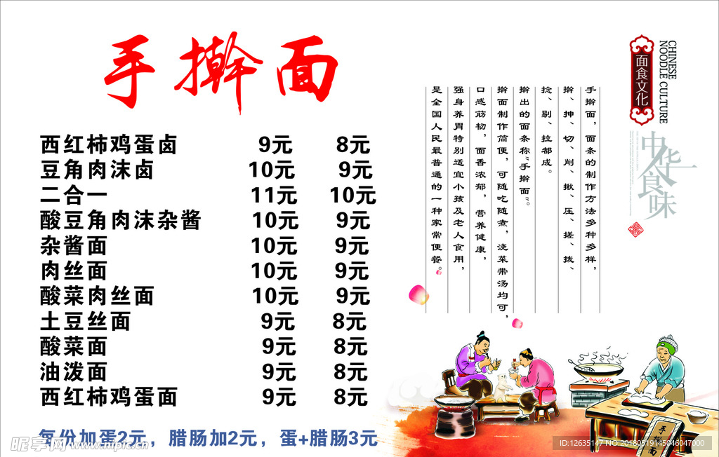价目表