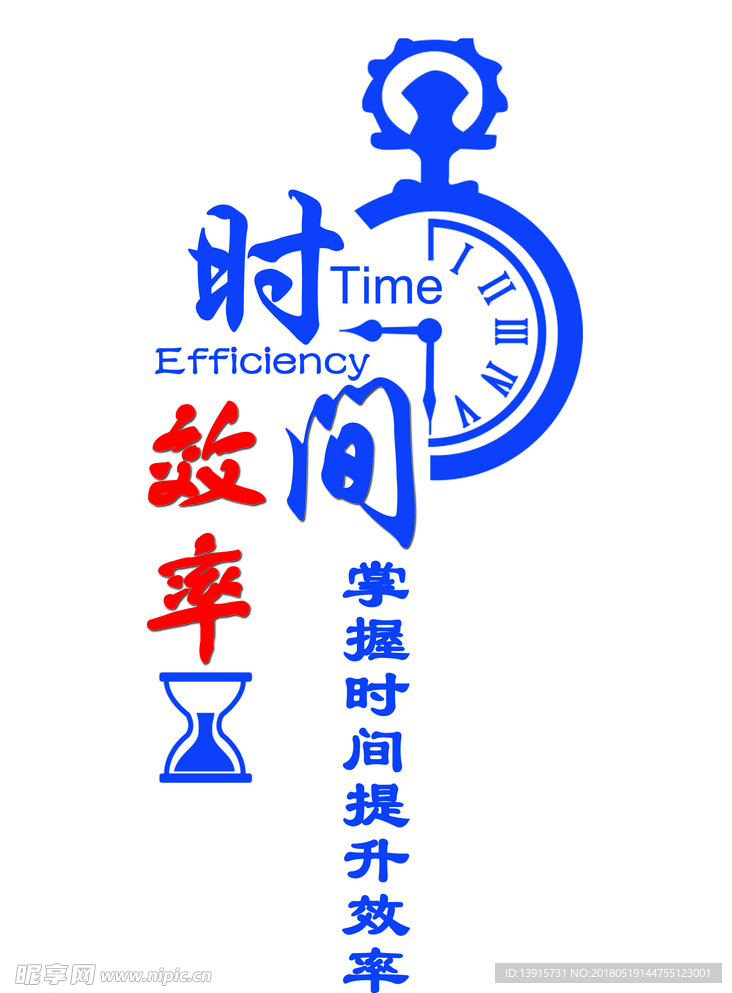 时间效率展板