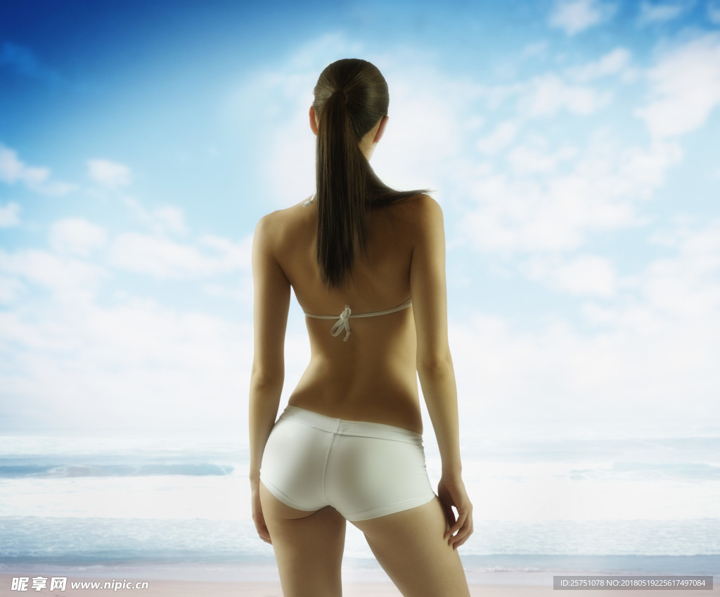 女人背影海报