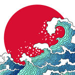 海上日出