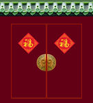 古建筑门