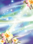 花语蓝色背景