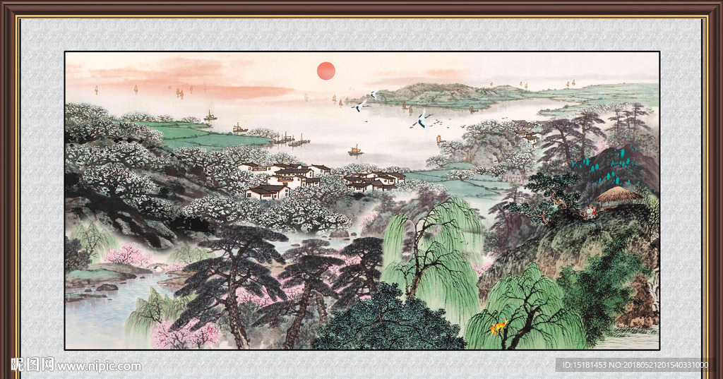 国画山水