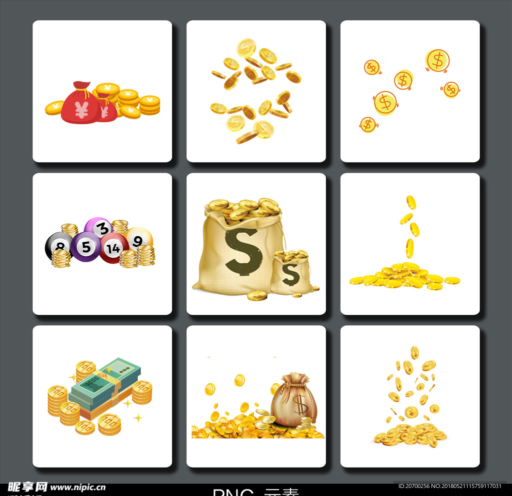 金币免扣元素