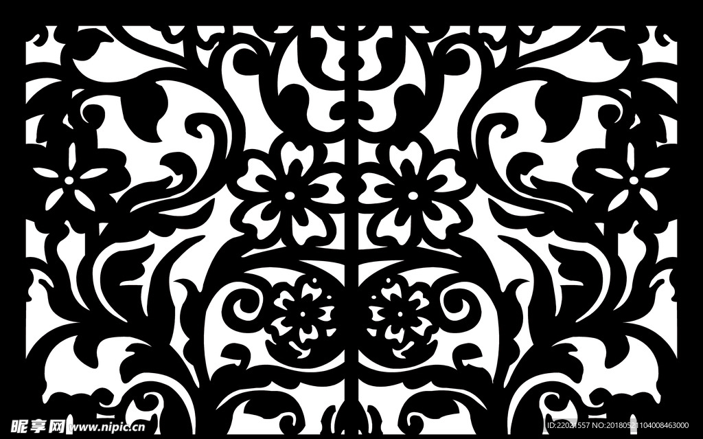 雕刻文件  花纹 矢量图
