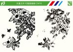 花朵线条图