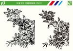 花朵线条图