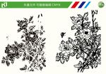 花朵线条图
