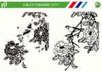 花朵线条图