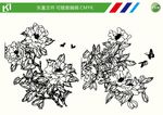花朵线条图