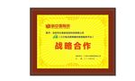 新中源三只兔战略合作牌匾
