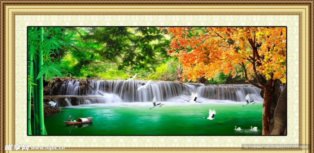山水古画