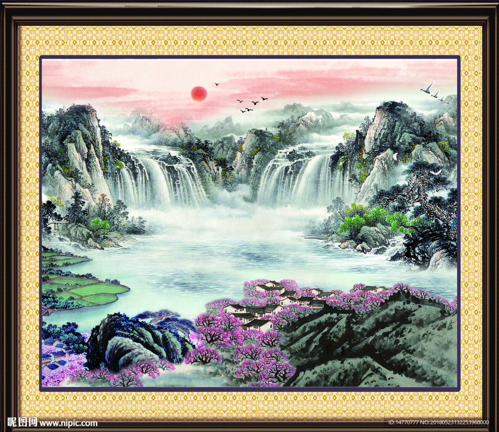 山水国画