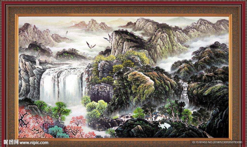 大好河山 国画山水
